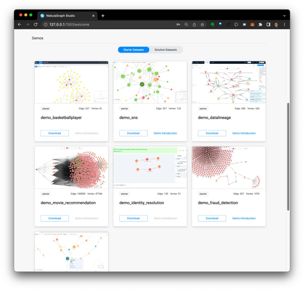 starter datasets